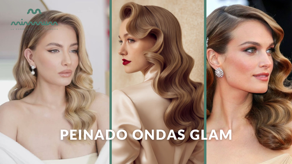 peinados para Navidad ondas glam en peluquería en Chamartín