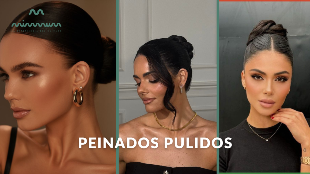 peinados para Navidad recogido pulido en peinados en Chamartín